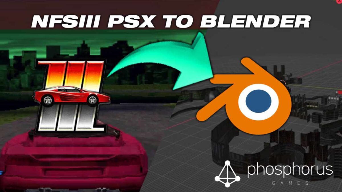 Importing NFS3 PSX Tracks to Blender