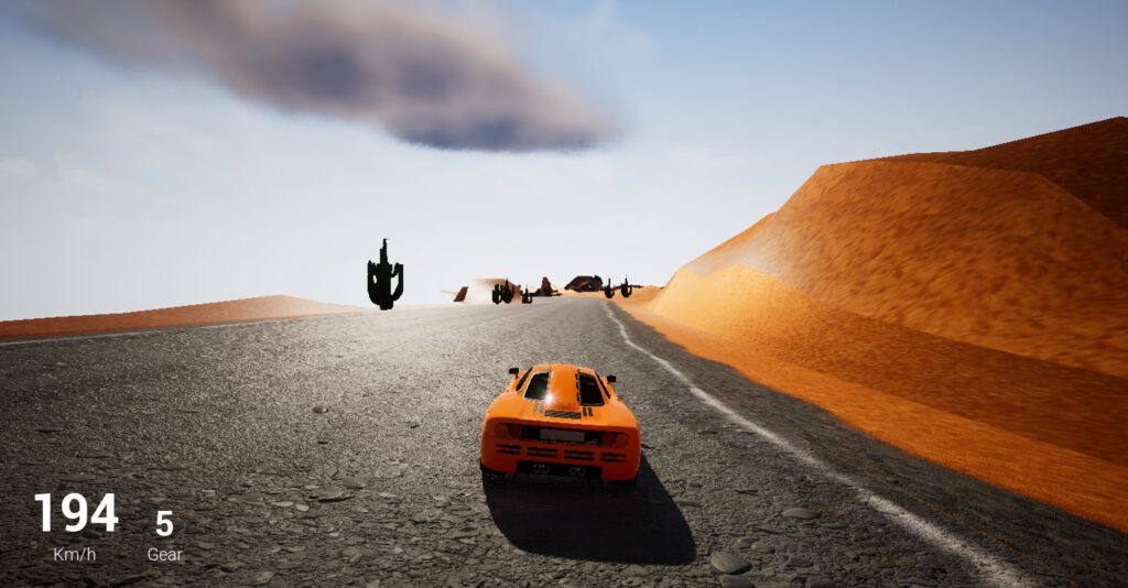 The track "Rusty Springs" from "The Need For Speed" in the progress of being reworked for "High Stakes" - Featuring an orange McLaren F1 by Alex.Ka.